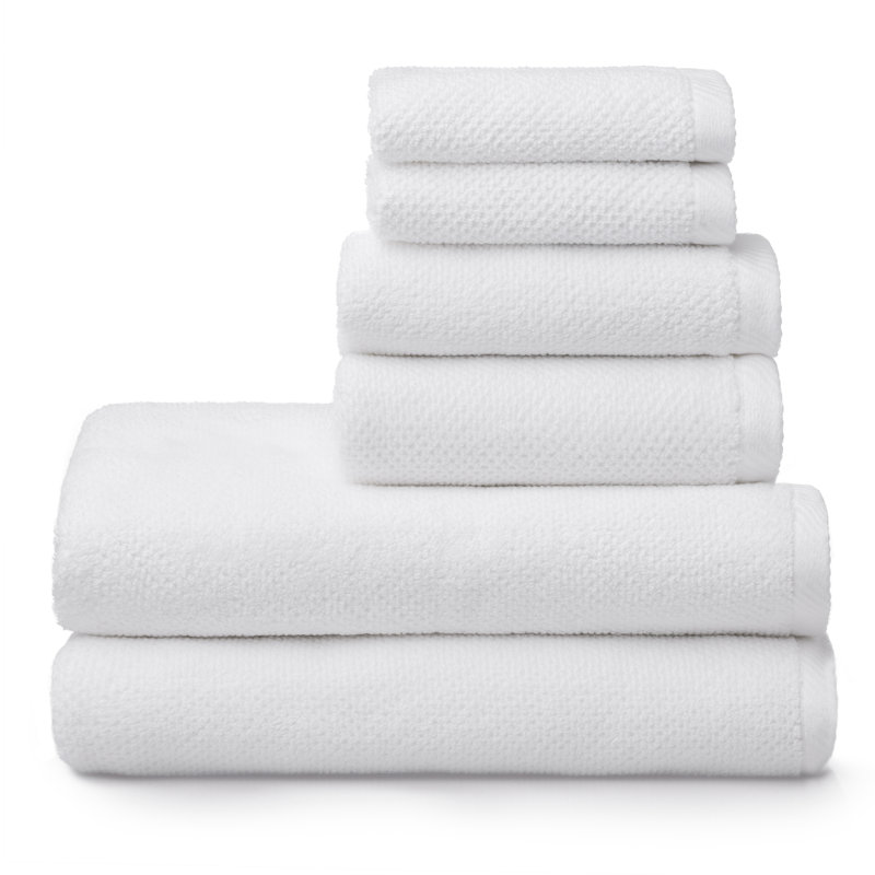 Wayfair Basics® 6 Piece 100 Cotton Towel Set & Reviews Wayfair